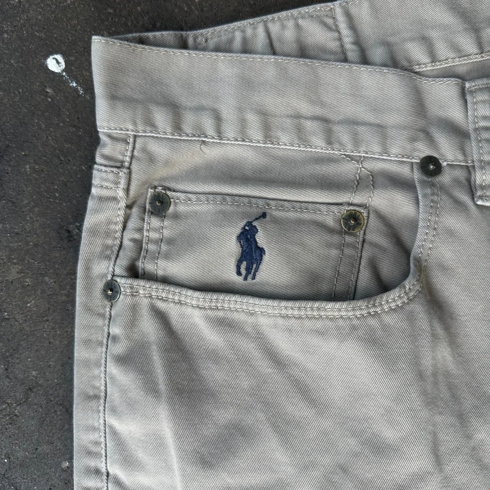 Polo Ralph Lauren Pants Mens 36x30 Khaki Excellent Straight Leg Dungarees